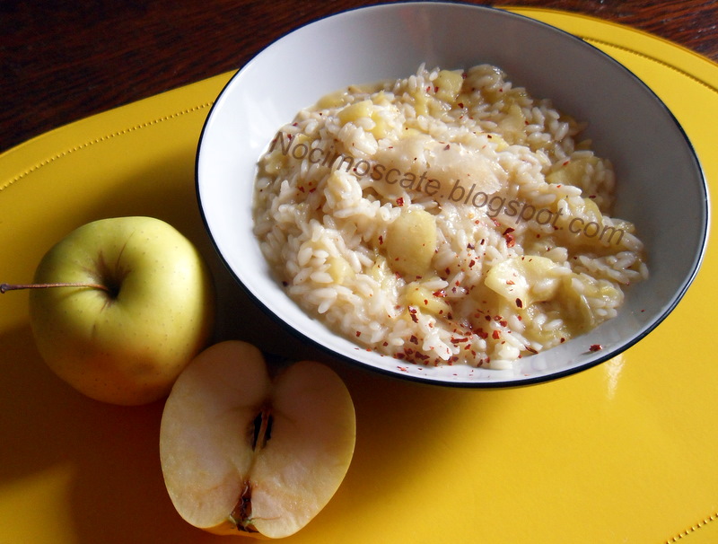 Noci moscate Risotto alle mele