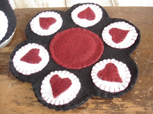 Heart Candle Mat