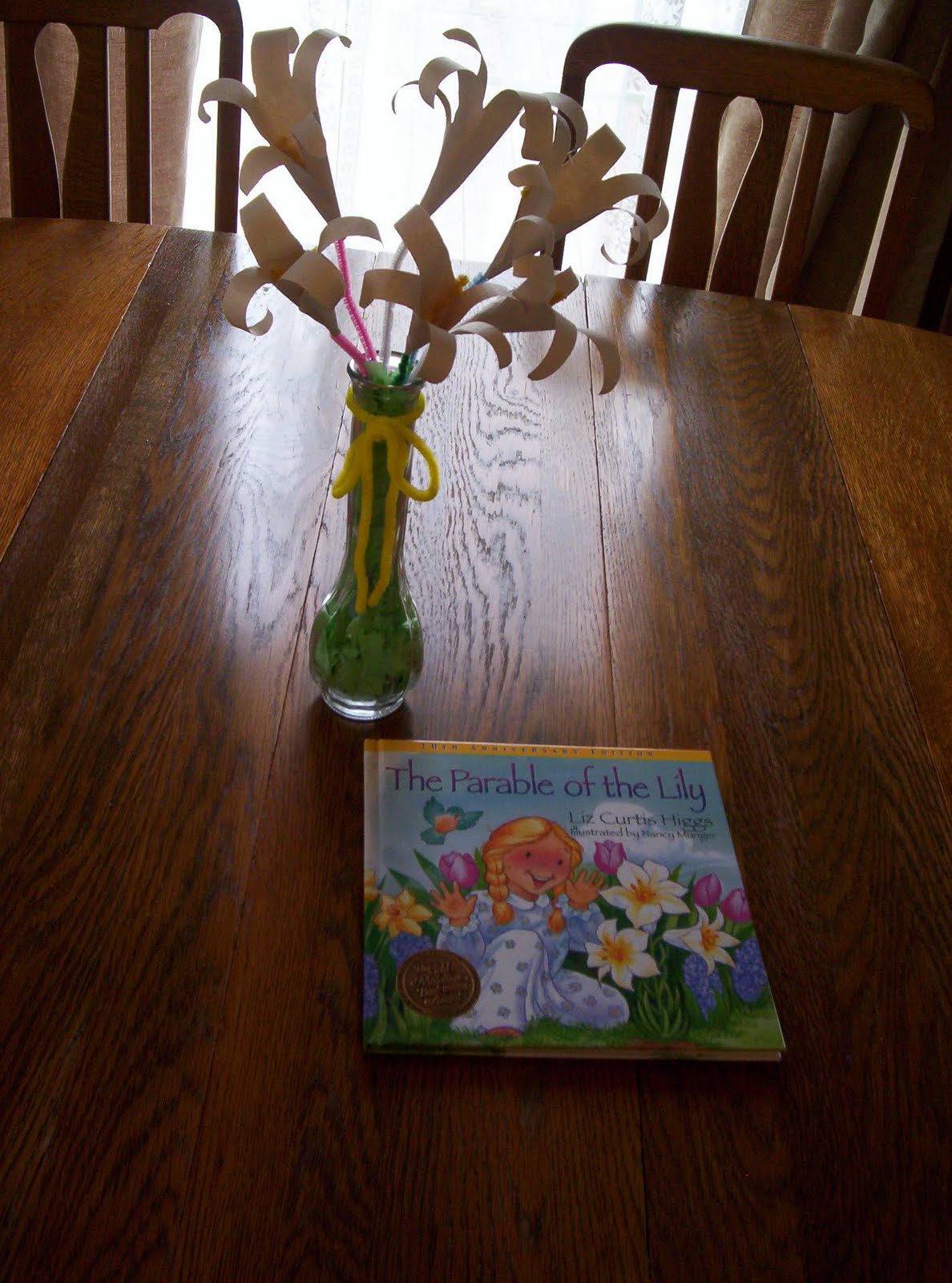 Almost Unschoolers Easter Lily Craft and Book