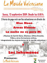 Blue Moon, Armas Blancas, La Noche No Es Para Mi y Los Inhumanos en Sueca (12-09-2009)