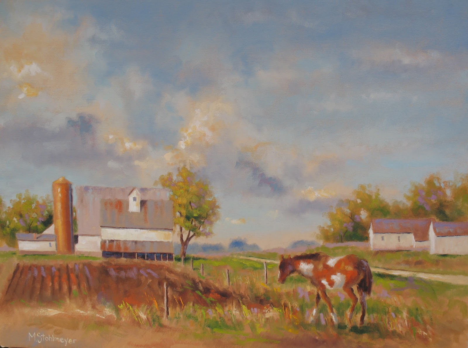 Barn and Farm Paintings and Midwest Landscapes by Michael Stohlmeyer
