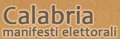 Calabria manifesti elettorali