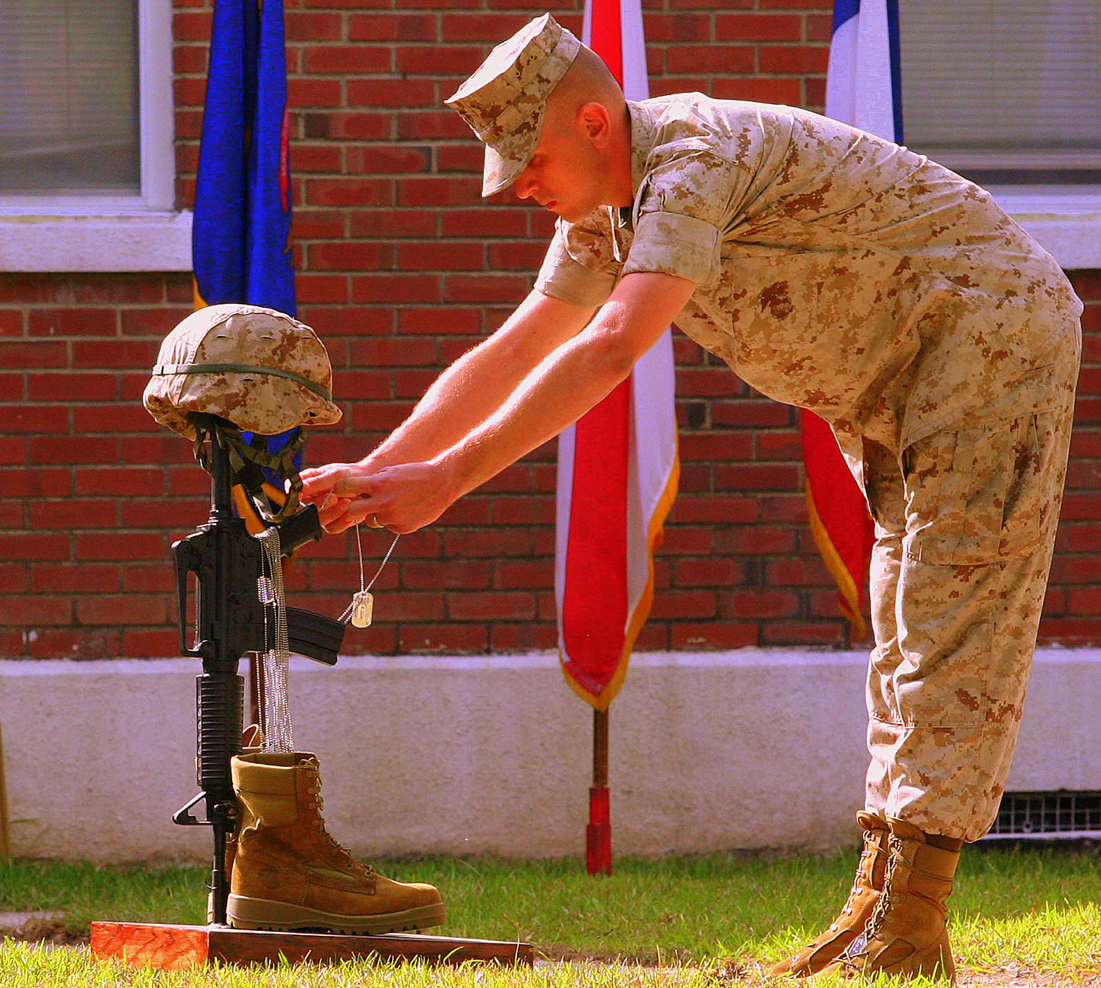 The CSquare 21 Dog Tags 21 US Marines2LARmemorial