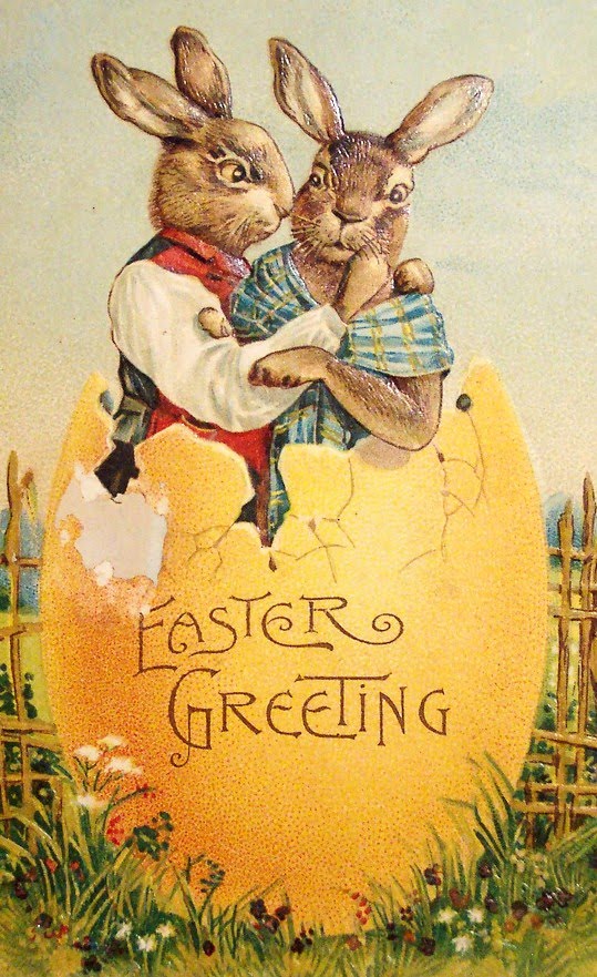 Free Printable Vintage Easter Cards - Printable World Holiday