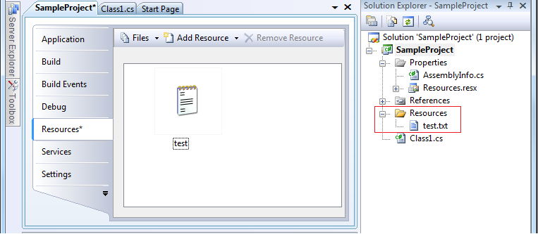 Visual Studio: Adding and using resource files | Filip's Technical Blog