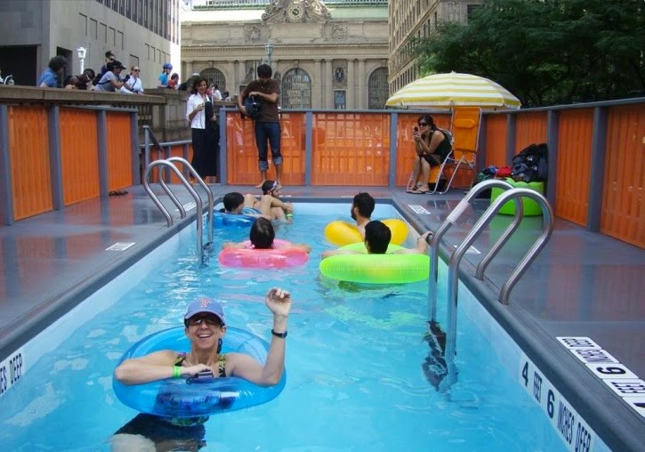 Contenedores convertidos en piscinas - Paperblog