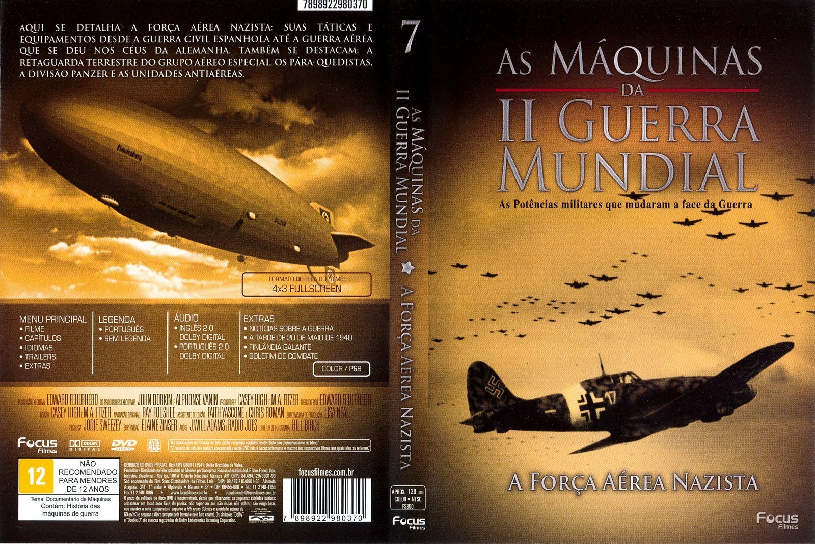 Capas Documentários As Máquinas da 2° Guerra Mundial Volume 7 A