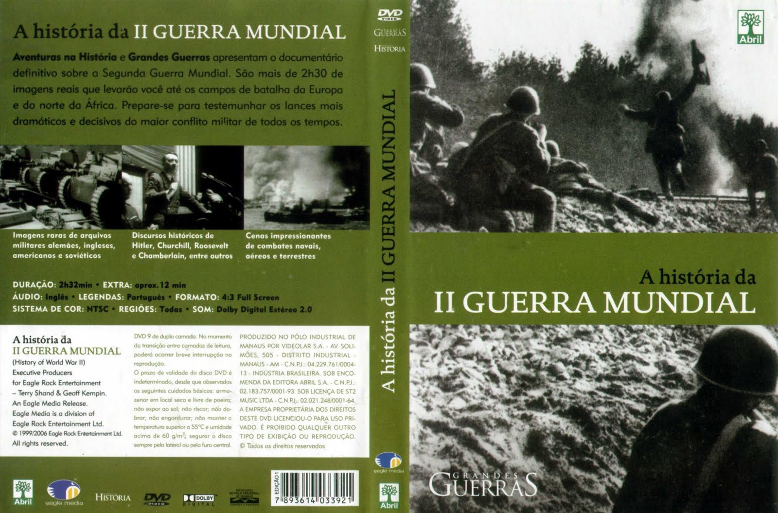 Capas Documentários A História da 2° Guerra Mundial