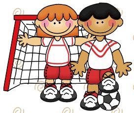 imagen de niños haciendo deporte para imprimir; Imagen de niños en la porteria de futbol