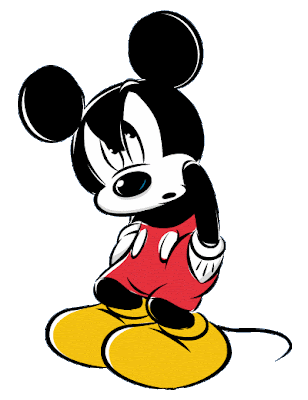 Mickey mouse está enfandado