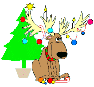 christmas idea moose