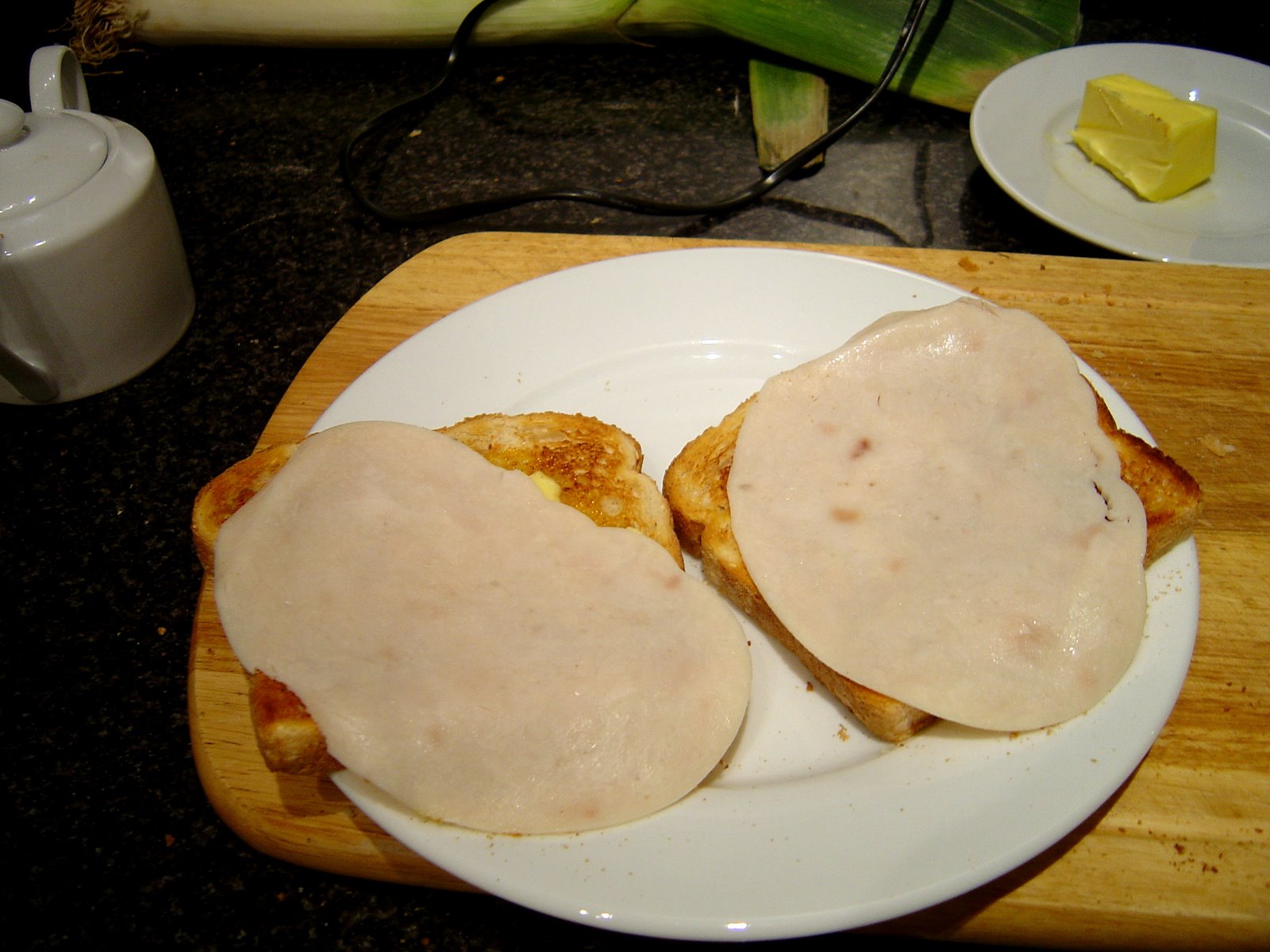 [20070419PressedChickenOnToast.jpg]