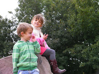 climbing rocks in the park, Cosham hampshire