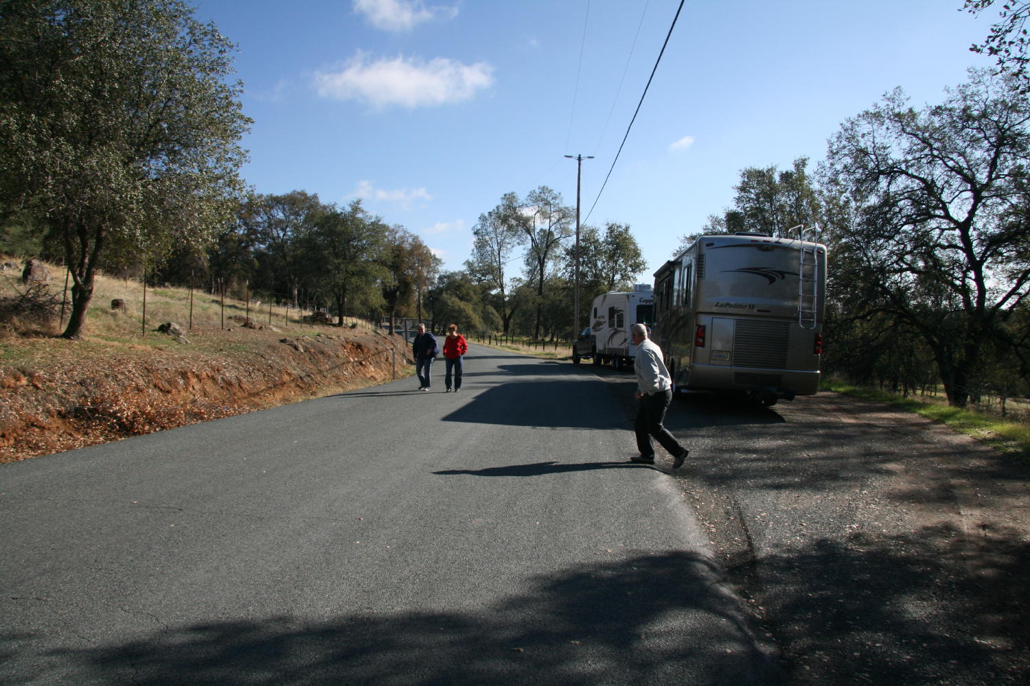 Have 5er will travel 11. RV Park in Plymouth, Ca., with the Gleisners