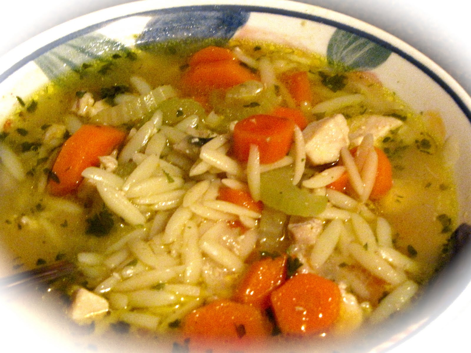 From Jack and Jill's Kitchen Orzo Chicken Noodle Soup