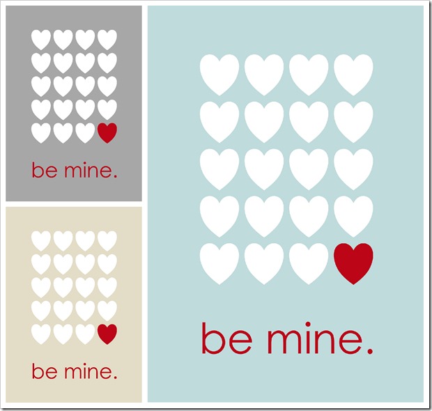 be mine printable