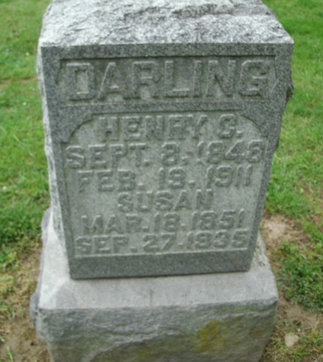 Old Stones Undeciphered Amanuensis Monday Obituary of Henry C. Darling