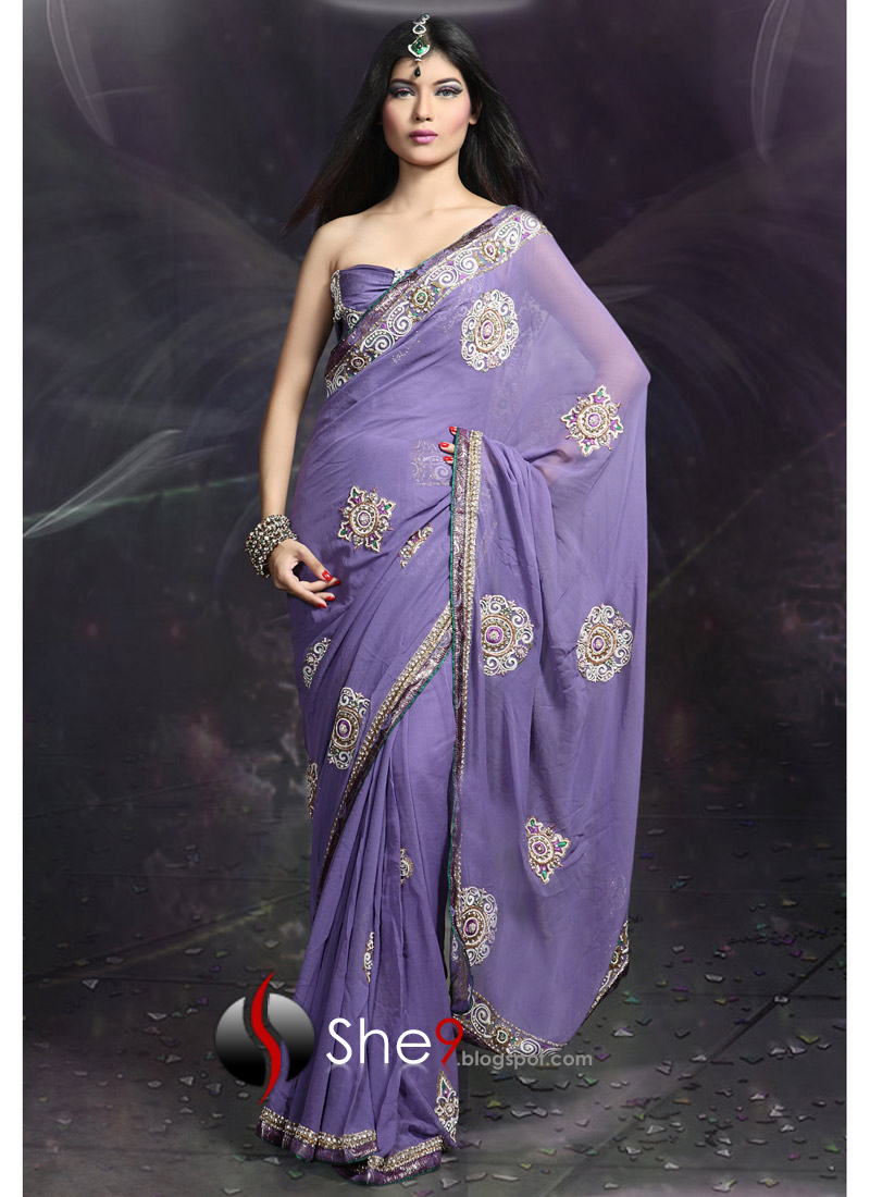 Butterfly Saree Latest Butterfly Fashion Saree Designs She9