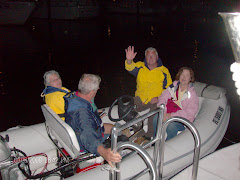 Heading back to the anchorage after a great evening.  Barb, Randy, Neil, Sheila