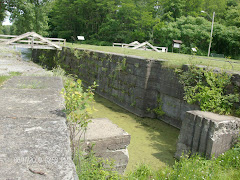 A section of the old Erie Canal--before motorized vessels were the norm.