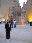 Egyptian maiden in Temple of Luxor
