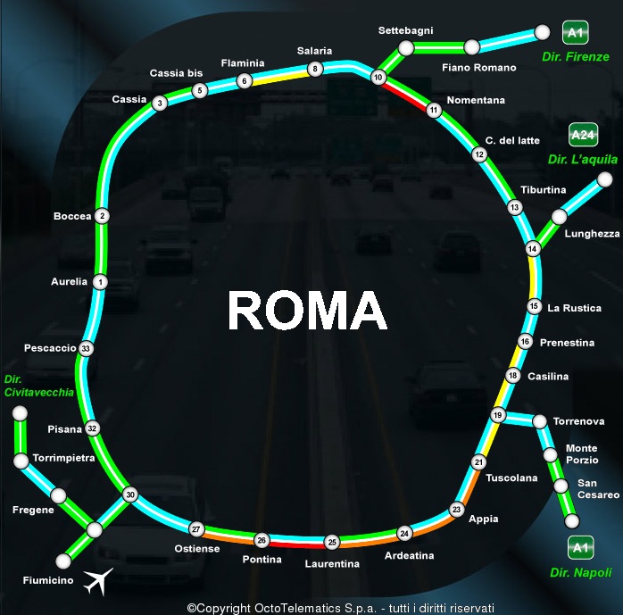 UnConsiglioAlGiorno Traffico GRA ed autostrade in tempo reale UnConsiglioAlGiorno Traffico GRA ed autostrade in tempo reale