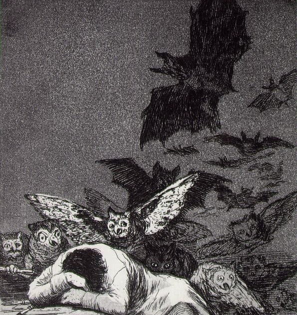 Сон разума порождает чудовищ гойя картина