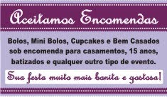 Encomendas para eventos: Deixe sua festa muito mais bonita e gostosa!