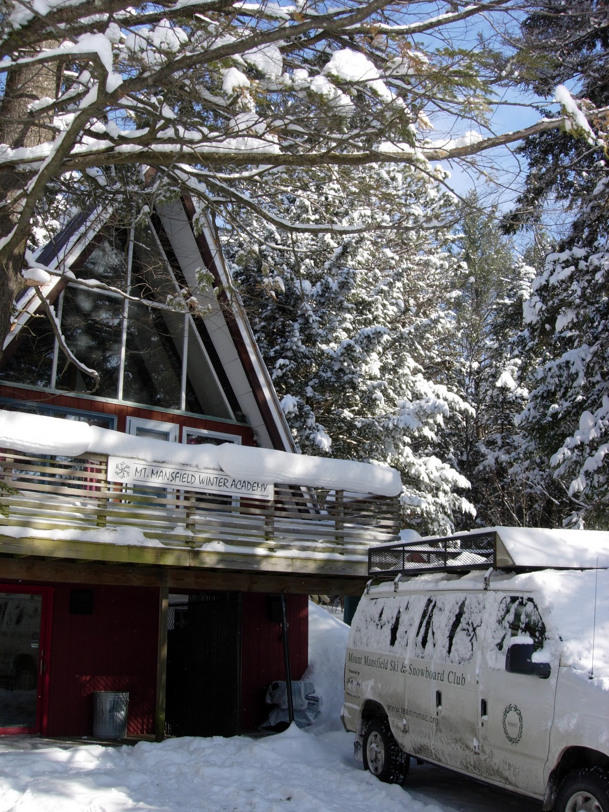 Historic Mt. Mansfield Snow Stake Numbers: A Winter Wonderland - k4xorb1