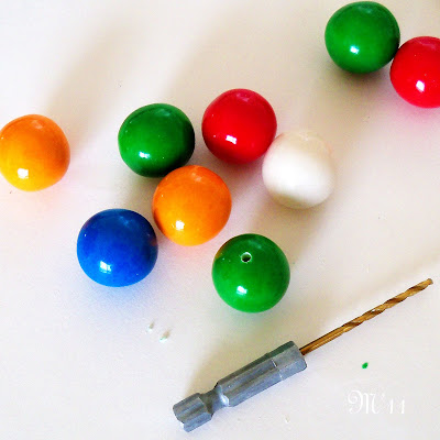 living with ThreeMoonBabies | drilling holes in gumballs