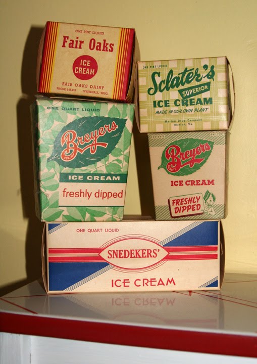 I Love Collecting VINTAGE ICE CREAM CONTAINERS