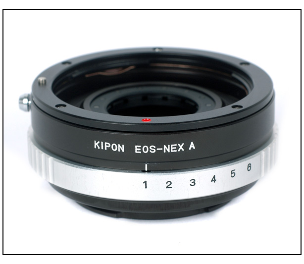 NEX Canon EOS Lens Aperture Control