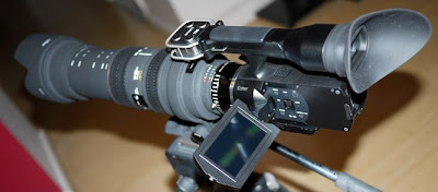 sony nex vg10 camcorder sigma bigma 50-500