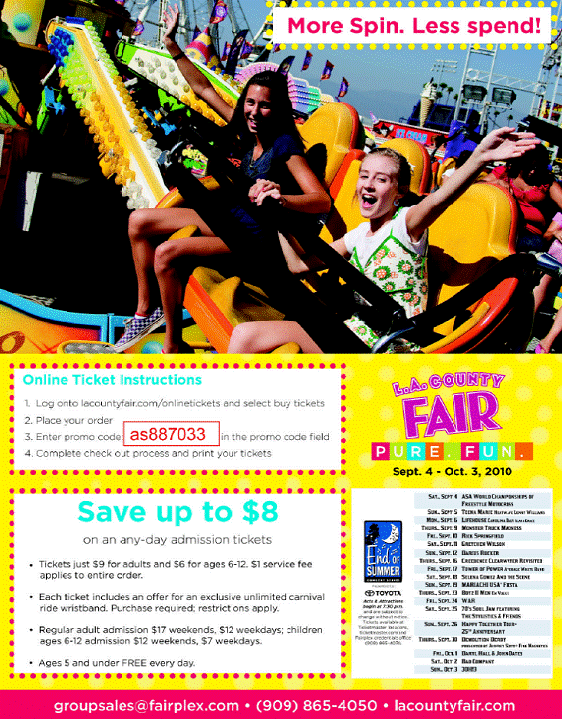 La County Fair 2023 Discount Tickets