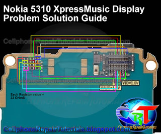 nokia 5310 LCD display ways