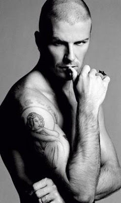 Photo of David Beckham Tattoo On Arm