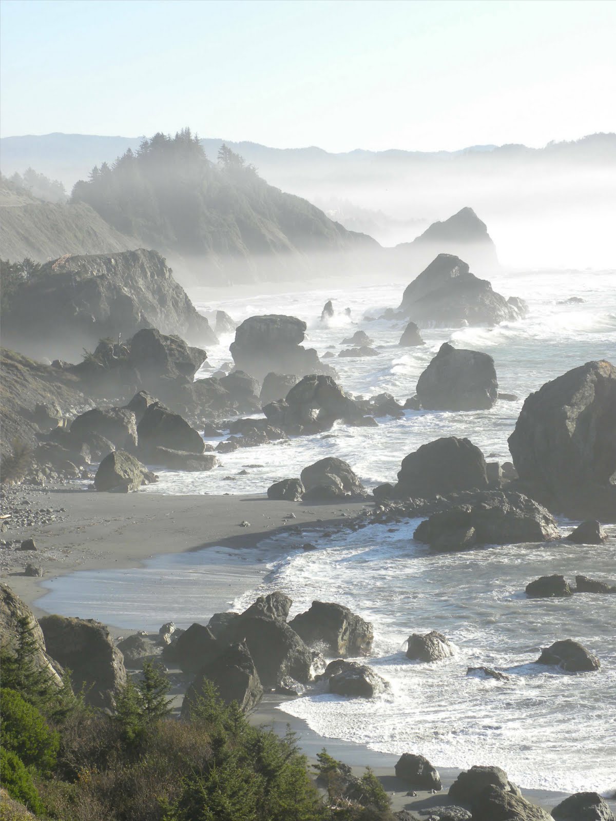 My Southern Oregon Coast: Sisters Rocks State Park -- and a Nice Sunset