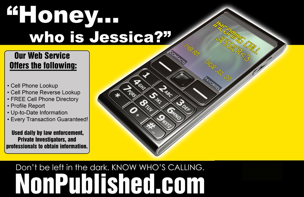 Cell Phone Lookup, Unlisted Phones, Locate people