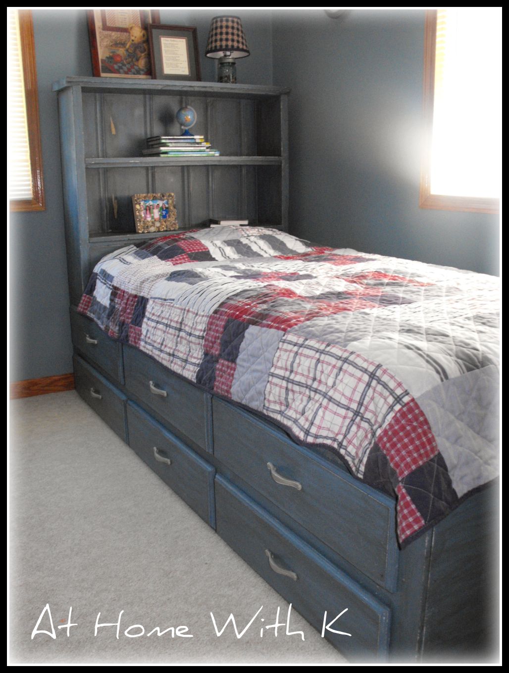 Remodelaholic Blue Kids Bed Guest