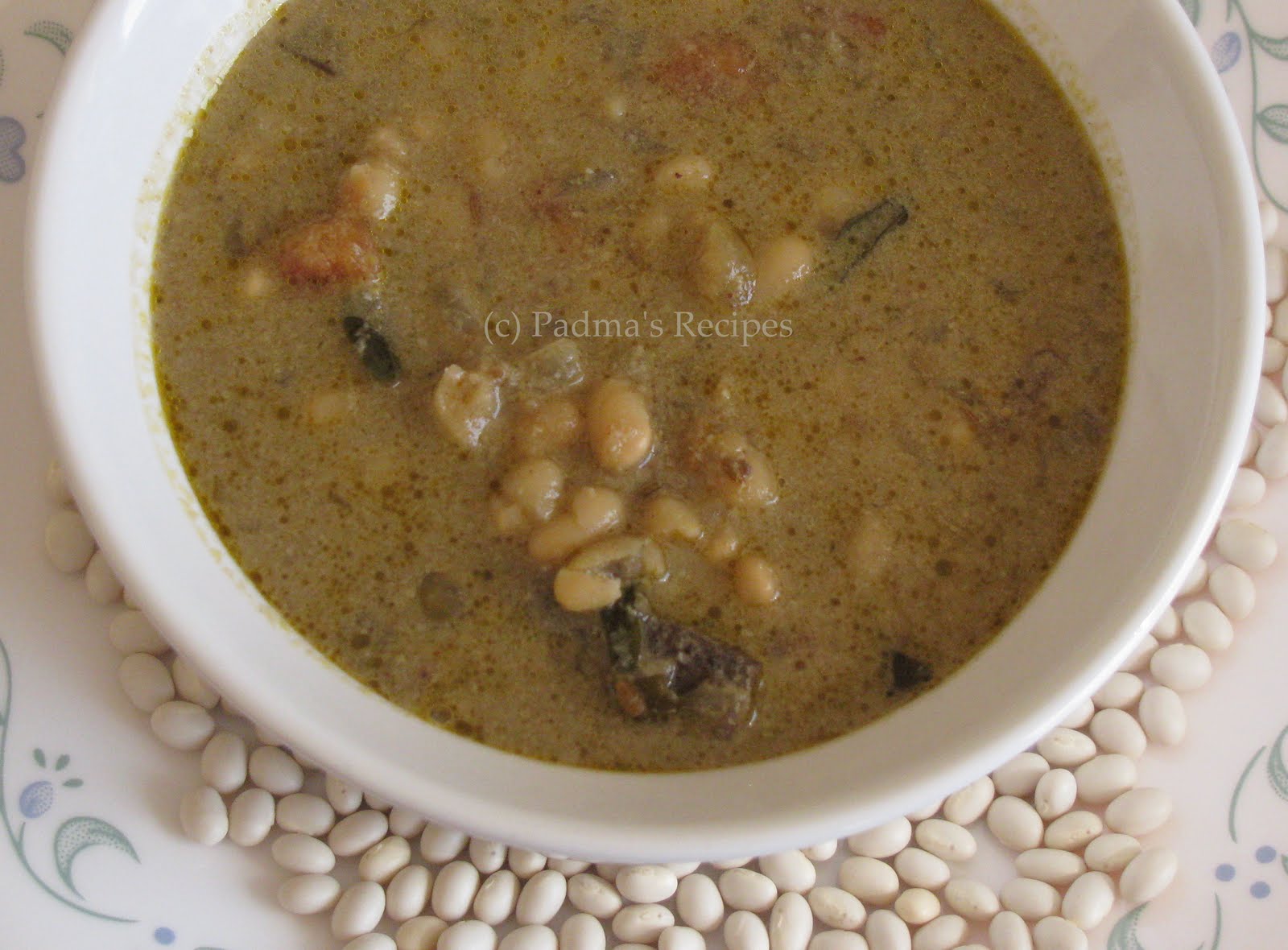Padma's Recipes BUTTER BEANS KURMA