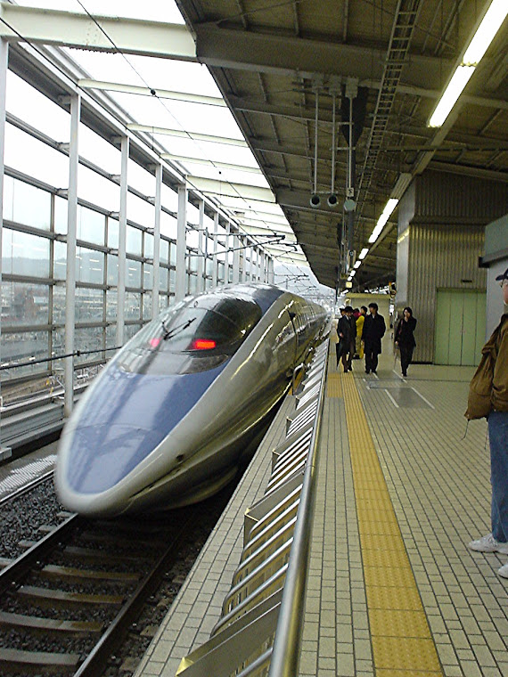 Bullet train to Kyoto