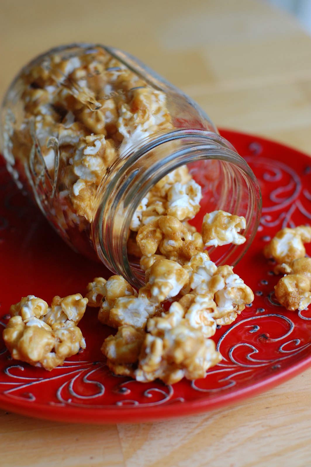 Barefoot and Baking Caramel Corn