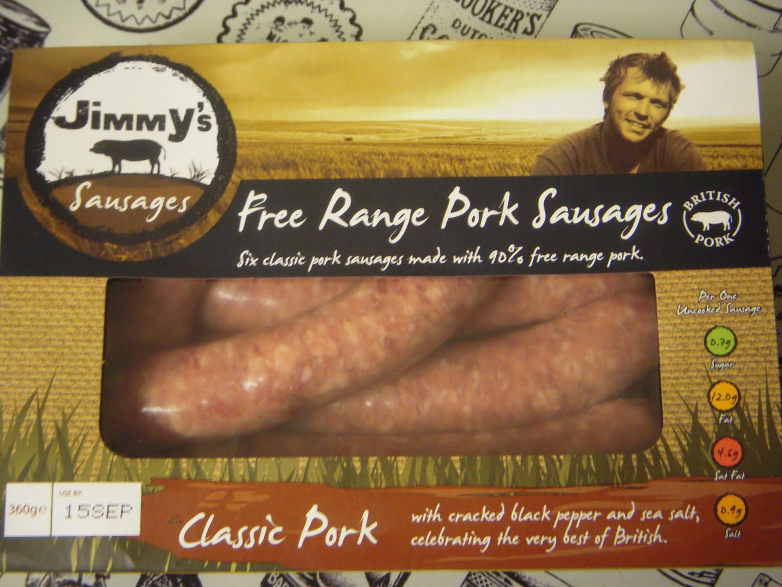 Rate My Sausage Jimmy's Sausages Classic Pork Sausage