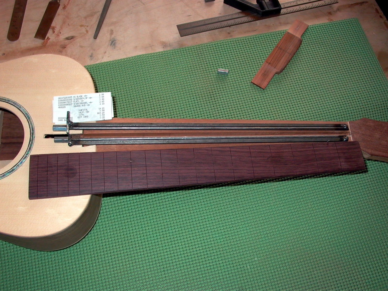 ThreeQuartersLeft Truss rods for acoustic guitar necks