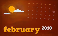february 2010 calendar wallpaper
