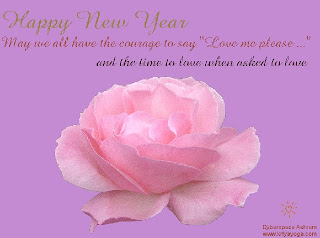 New Year Rose Wallpaper