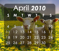 April 2010 Calendar Wallpaper