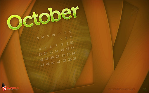 New Year Wallpapers: New Year 2010 October Wallpaper