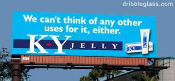 K-Y Jelly billboard