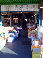 越谷市総合食品地方卸売市場へ正月の買い出し。